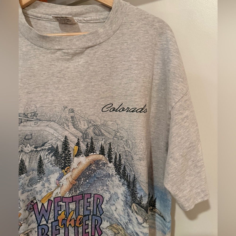 Vintage Gray Graphic T-Shirt